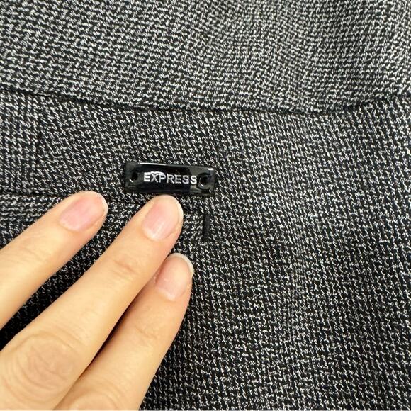 Express Editor Grey Low Rise Bootcut Trouser Dress Pants Womens 0 R Preppy Fall - Picture 6 of 11